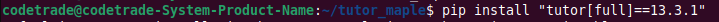 Tutor-Dev-Maple-Release-installation-1