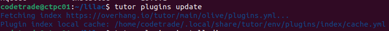Tutor-olive-installation-plugin-update-command-image